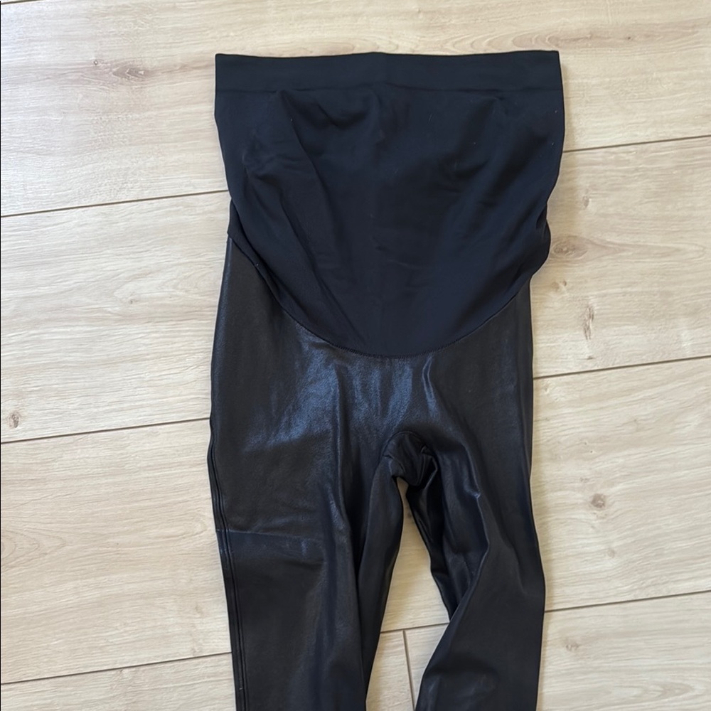 Maternity Spanx Faux Leather Legging